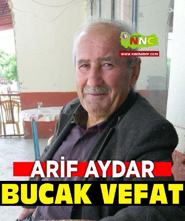 Bucak Vefat Arif Aydar
