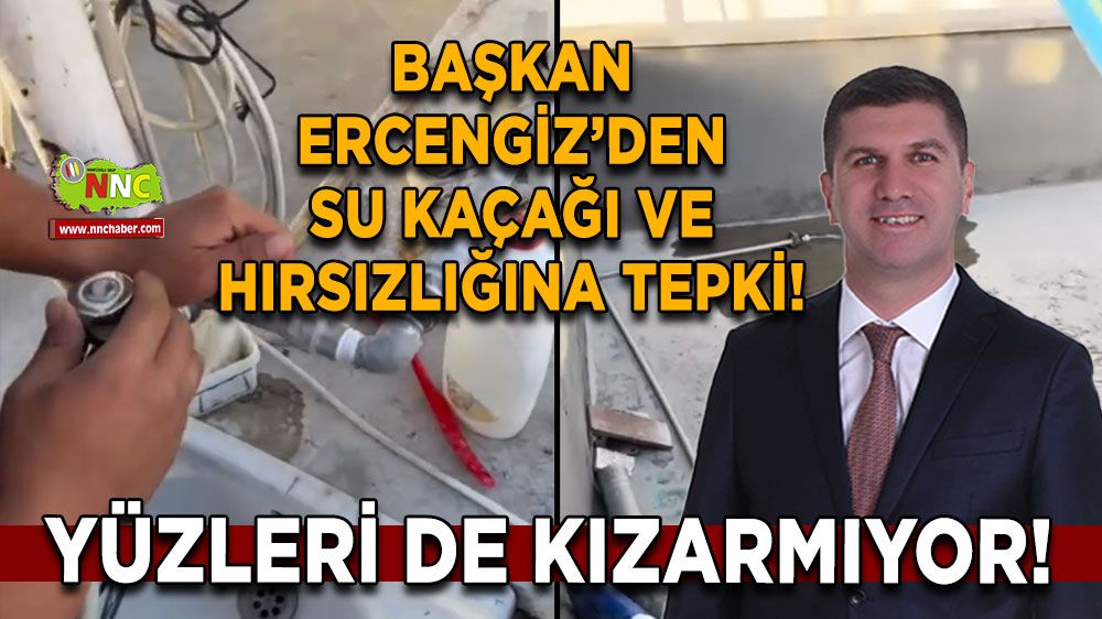 Burdur'da Su Kaçağı ve Hırsızlığına Tepki! Su Hırsızlarının Yüzü Kızarmıyor!