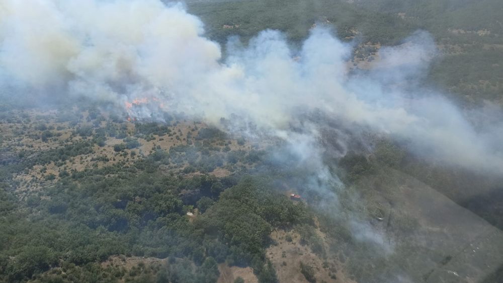 Bursa'da çıkan yangına kısa sürede müdahale edildi