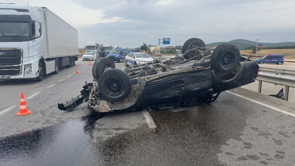 Bursa'da korkunç kaza; sürücünün durumu ağır 