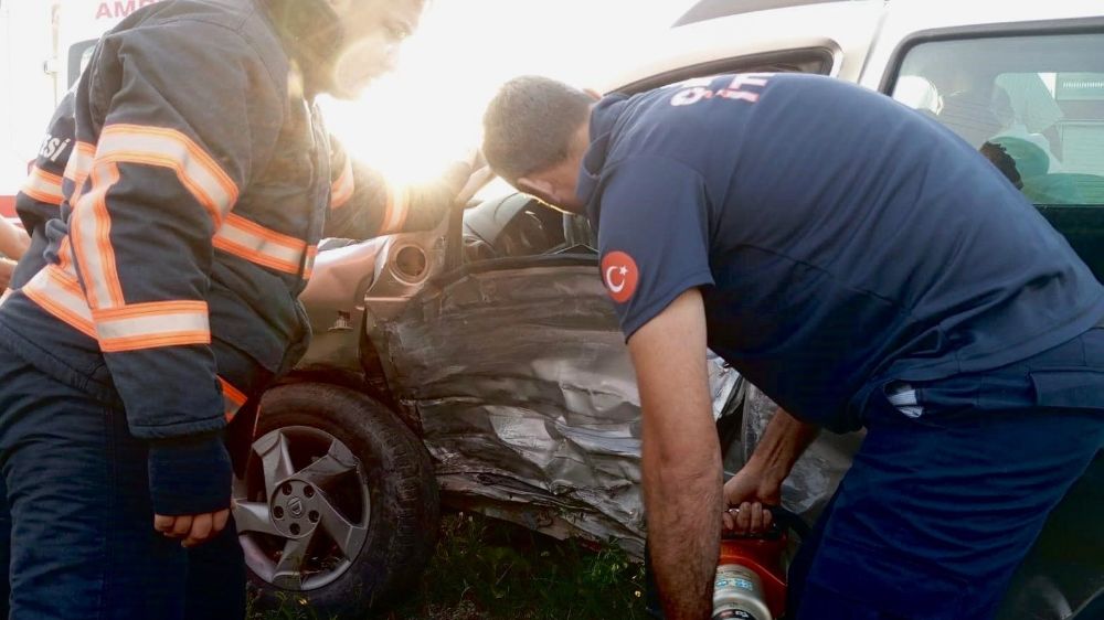 Çankırı'da kaza 4 kişi yaralandı