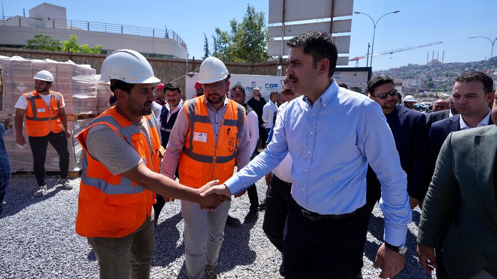 Çevre, Şehircilik ve İklim Değişikliği Bakanı Murat Kurum incelemelerde bulundu 