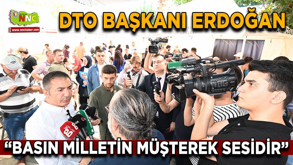 DTO Başkanı Erdoğan Gazeteciler ve Basın Bayramını Kutladı