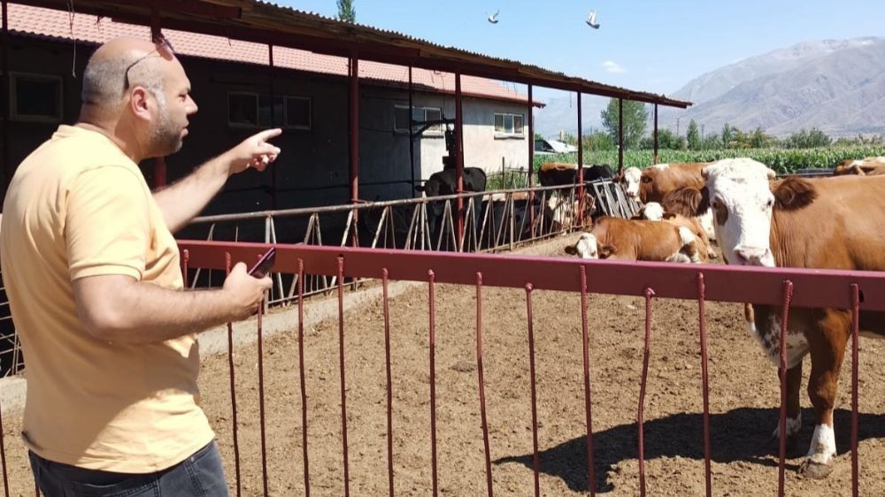 Erzincan’da  süt ve et üretimi işletmeleri taramadan geçiyor 