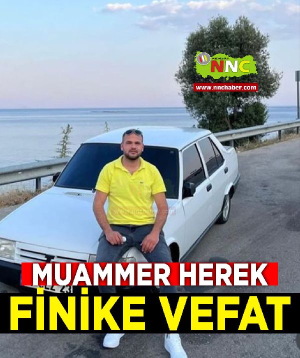 Finike Vefat Muammer Herek