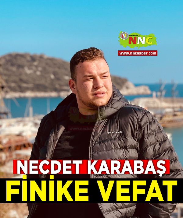 Finike Vefat Necdet Karabaş