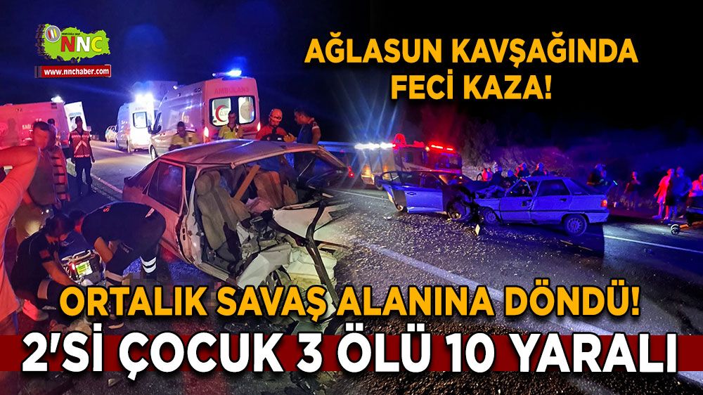 Isparta Antalya karayolunda feci kaza! Ortalık savaş alanına döndü! 2'si çocuk 3 ölü 10 yaralı