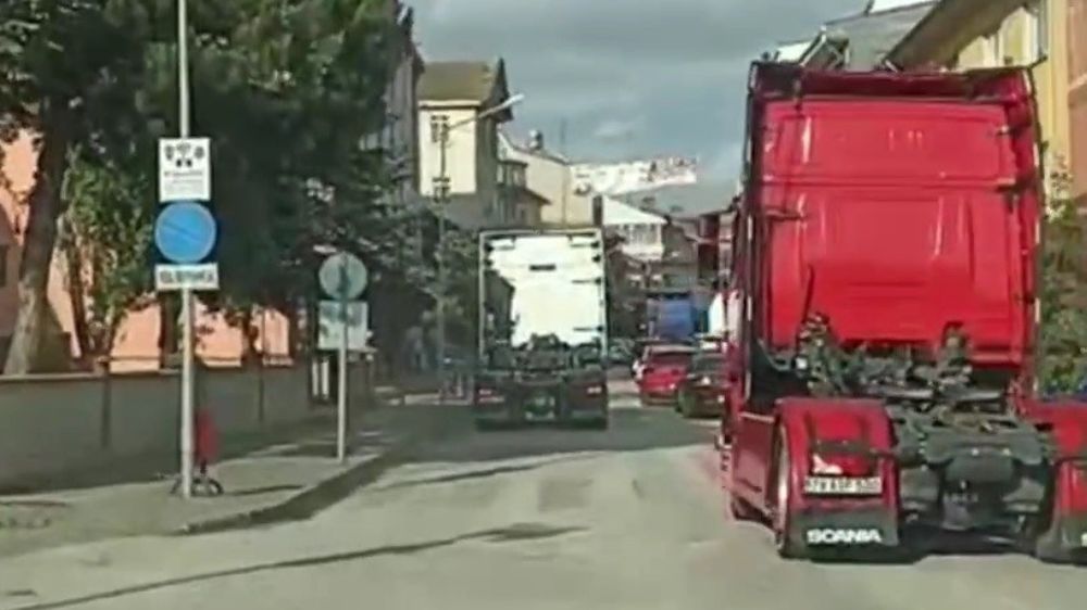 Karabük'te tır ile konvoya katılan 3 sürücüye ceza