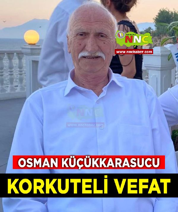 Korkuteli Vefat Mustafa Küçükkarasucu 