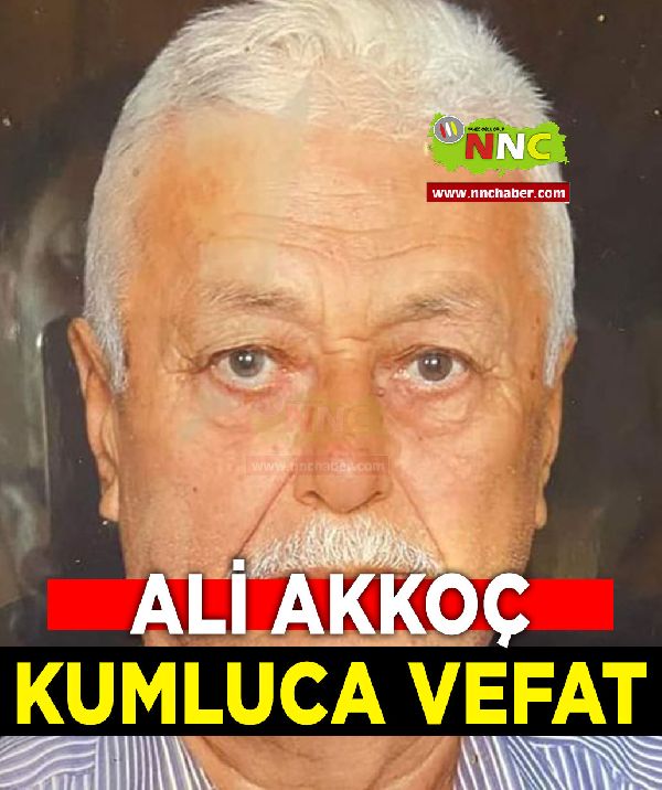 Kumluca Vefat Ali Akkoç