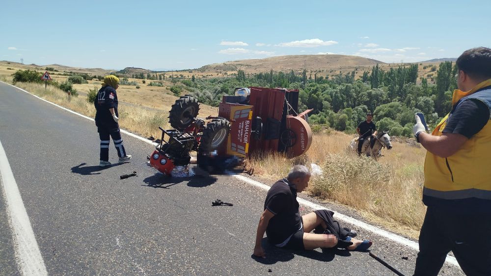 Malatya’da trafik kazası 1 kişi yaralandı