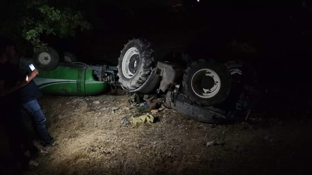 Manisa'da korkunç kaza; traktör altında kalarak hayatını kaybetti 
