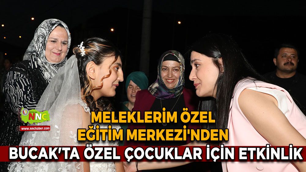 Meleklerim Özel Eğitim Merkezi'nden Bucak'ta özel çocuklar için etkinlik