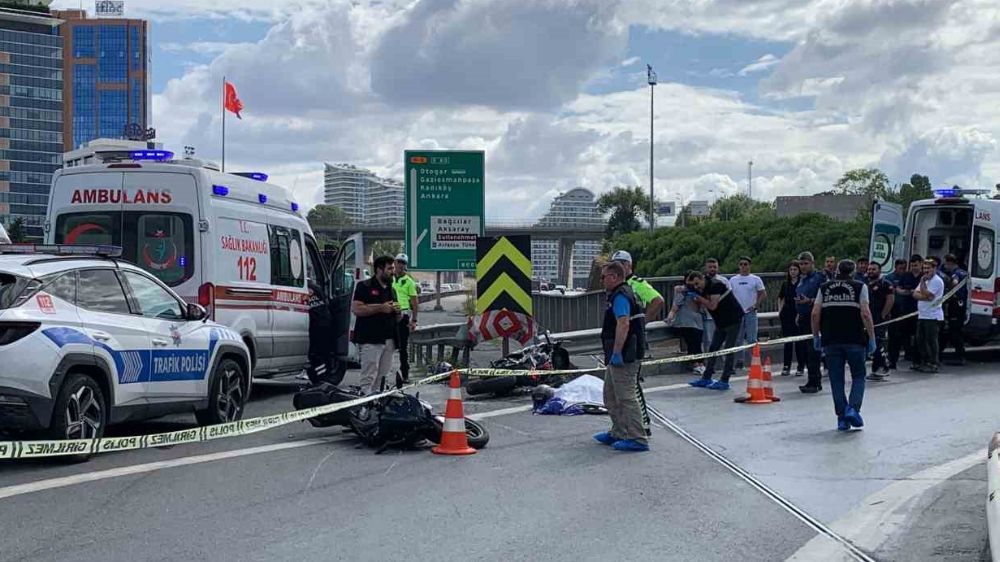 Motosiklet ile çarpışan polis memuru hayatını kaybetti