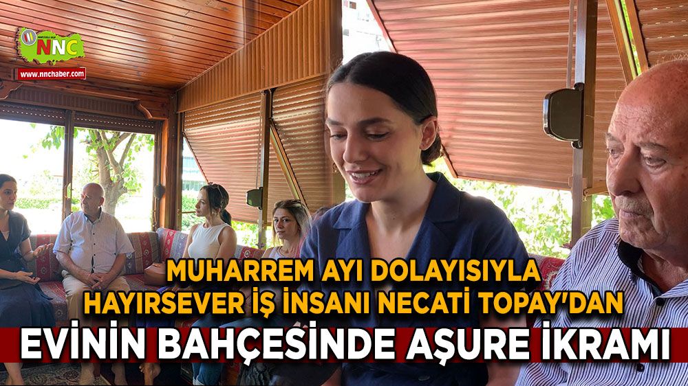 Muharrem ayı dolayısıyla Necati Topay'dan aşure ikramı