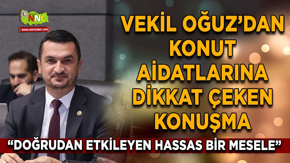 Mustafa Oğuz’dan TBMM’de konut aidatlarına dikkat çeken konuşma