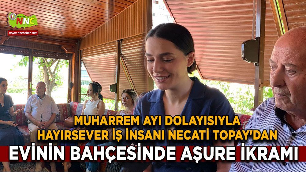 Necati Topay evinde aşure ikramında bulundu 