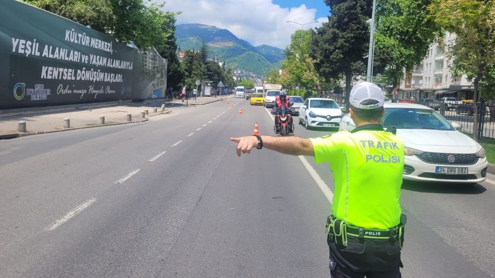 Ordu’da 15 bin 849 araç ve sürücüsü denetlendi 