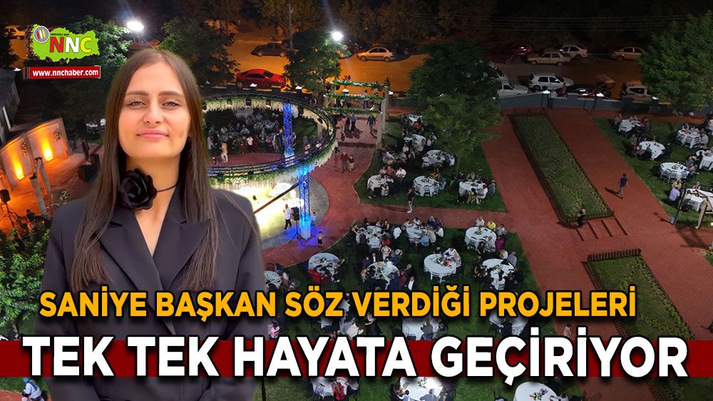 Saniye Başkan söz verdiği projeleri tek tek hayata geçiriyor