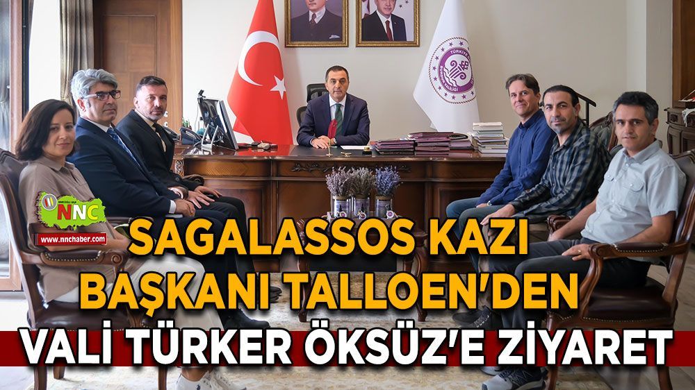 Vali Türker Öksüz Sagalassos kazı ekibi ile bir araya geldi 