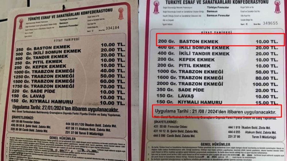 250 gramı 10 TL'den satılan ekmek artık 200 gram olarak satılacak