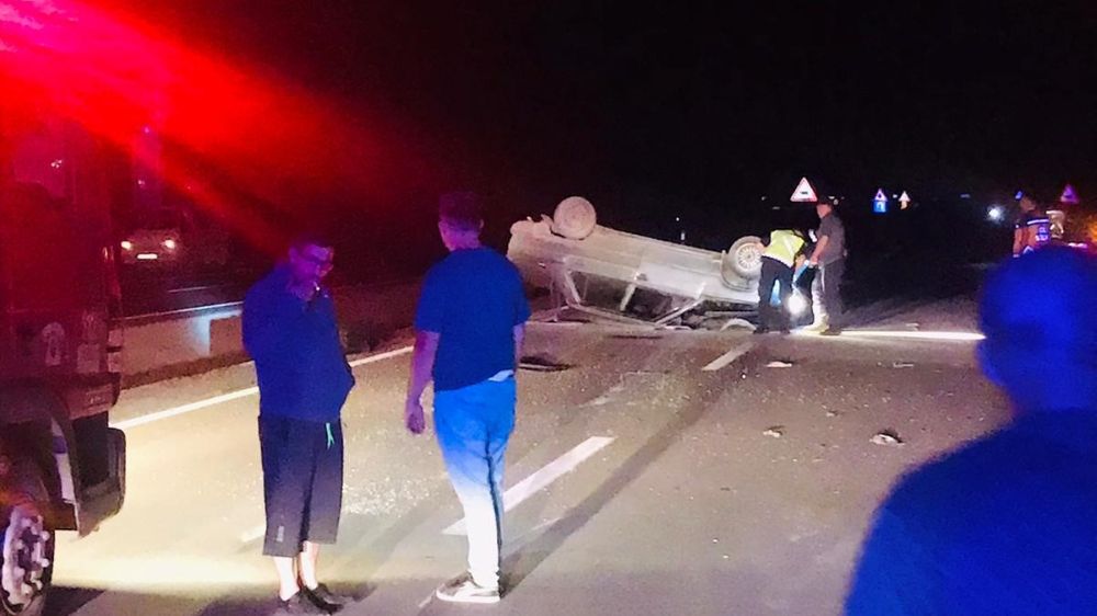 Afyon'da trafik kazası! 2 kişi yaralandı