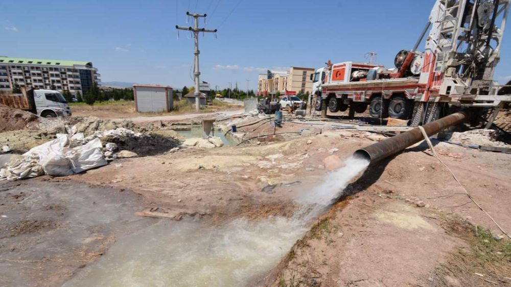 Afyon Sandıklı Hüdai Kaplıcaları'nda Yeni Termal Su Kuyusu Açıldı