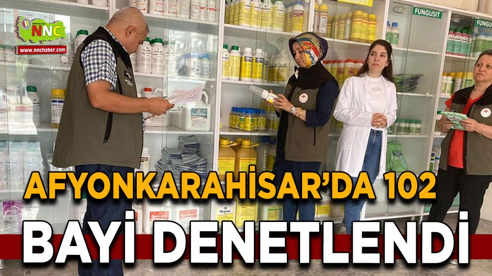 Afyonkarahisar’da bayi denetimi yapıldı