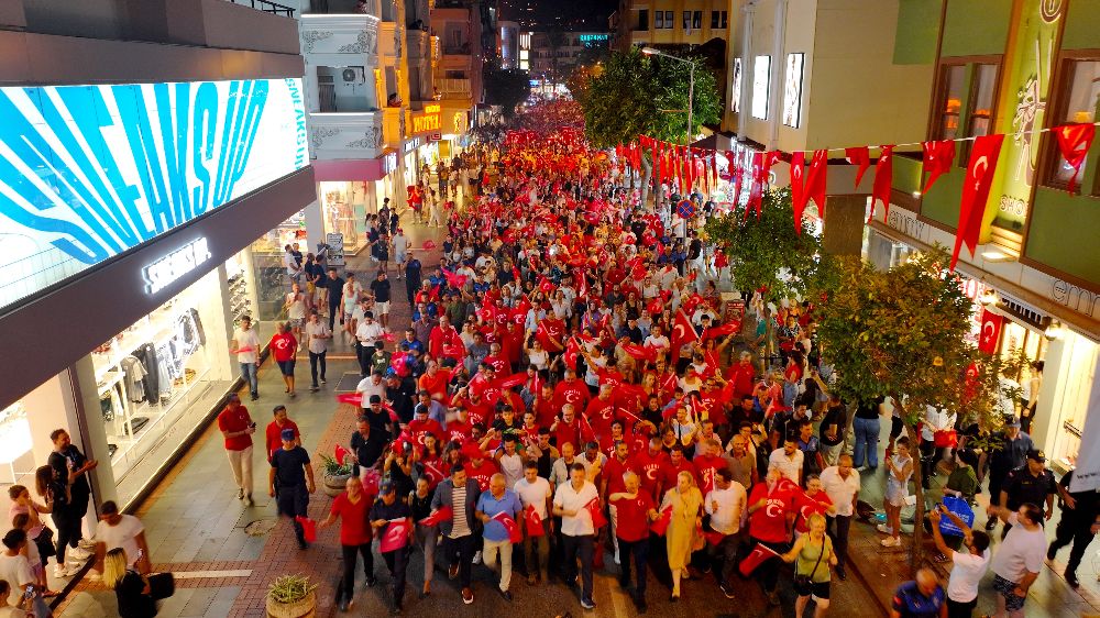  Alanya’da 30 Ağustos Zafer Bayramı coşkusu