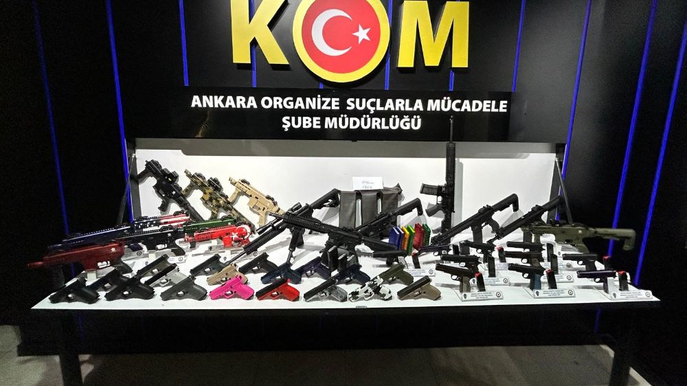 Ankara'da silah kaçakçılarına operasyon düzenlendi