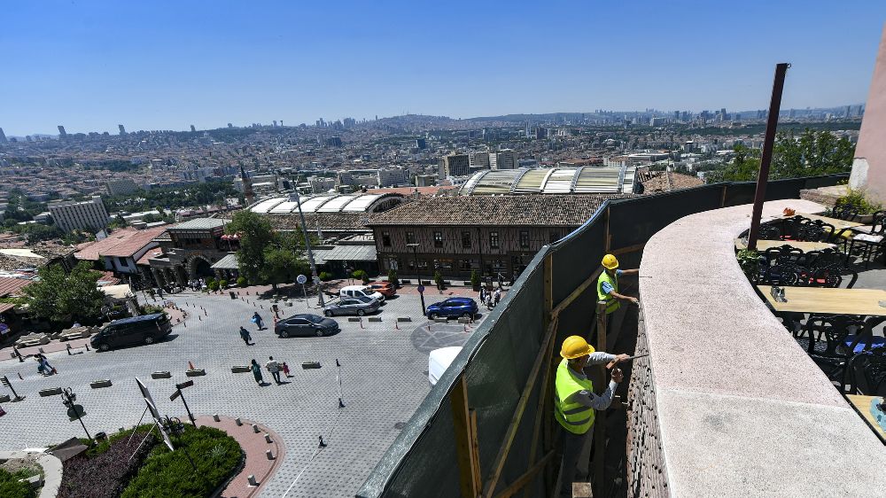 Ankara Kalesi ve etrafı için yapı çalışmaları devam ediyor 