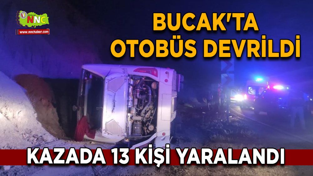 Antalya  Bucak Isparta  Dereboğazı otobüs kazası  yaralılar var