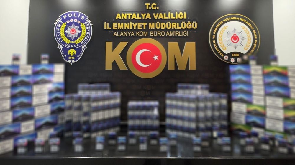 Antalya’da kaçakçılık operasyonu düzenlendi