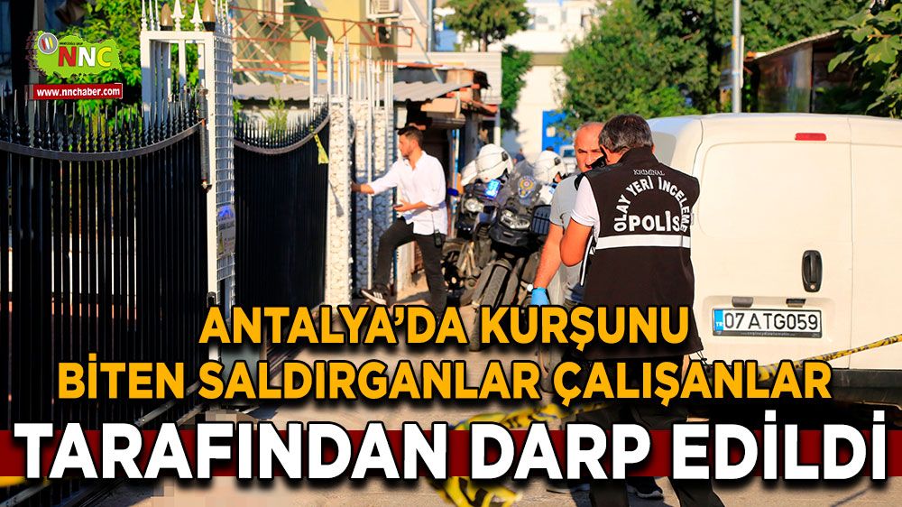 Antalya'da kuyumcuya düzenlenen silahlı saldırıda 1 kişi yaralandı