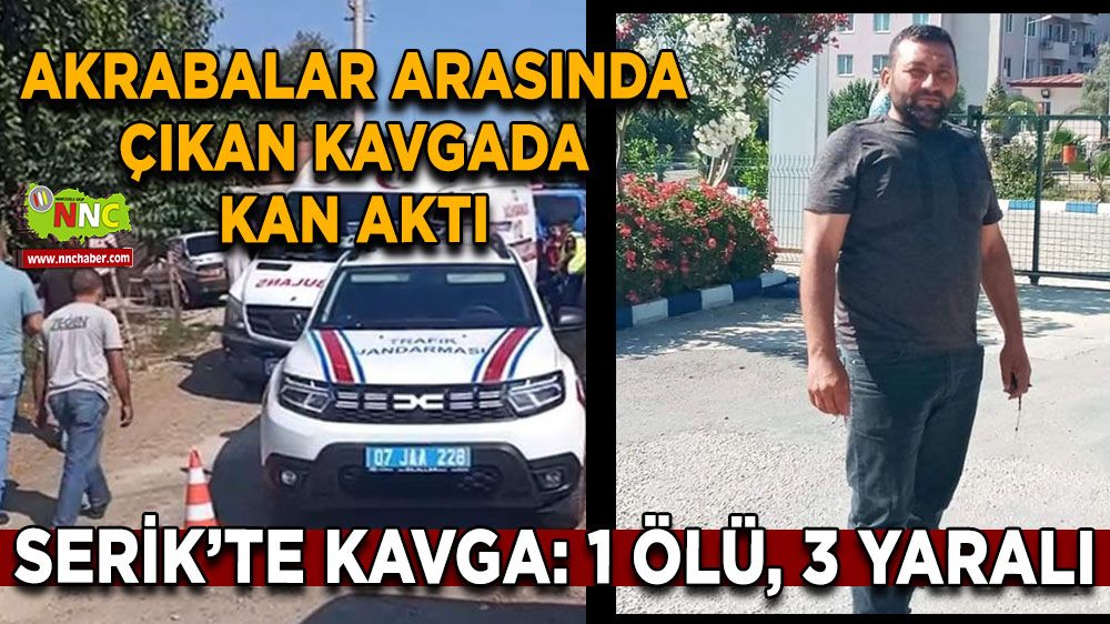 Antalya'da silahlı kavga can aldı: 1ölü 3 yaralı