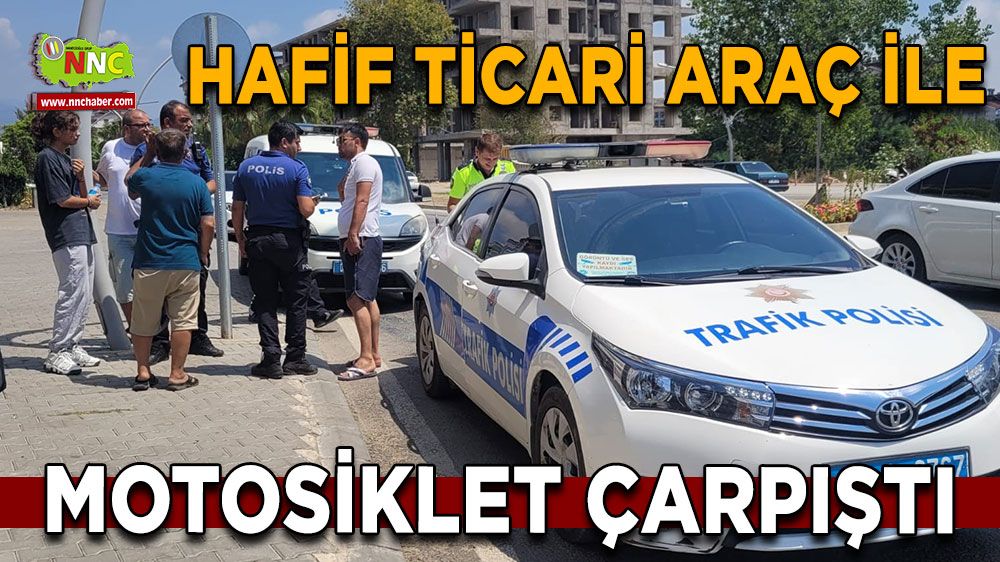 Antalya'da trafik kazası! 1 yaralı