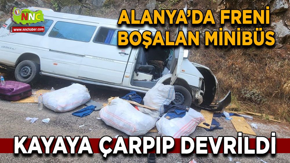 Antalya'da trafik kazası! 6 kişi yaralandı