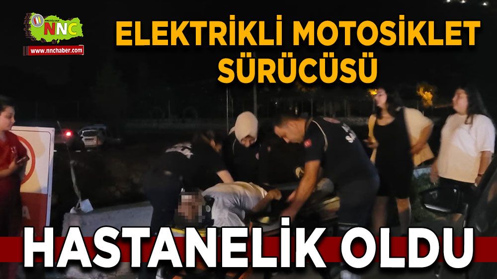 Antalya'da trafik kazası! Motosiklet sürücüsü yaralandı