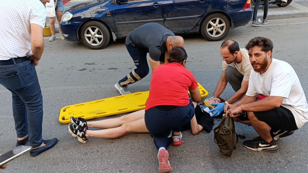 Antalya'da trafik kazası! Saniyelerle ölümden döndü