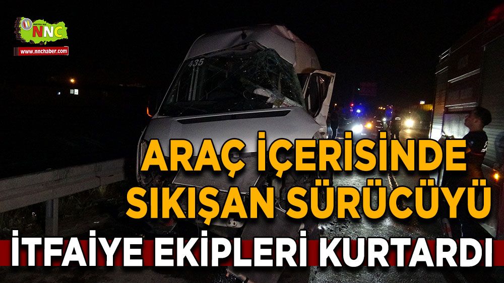 Antalya'da trafik kazası! Tır ile minibüs çarpıştı