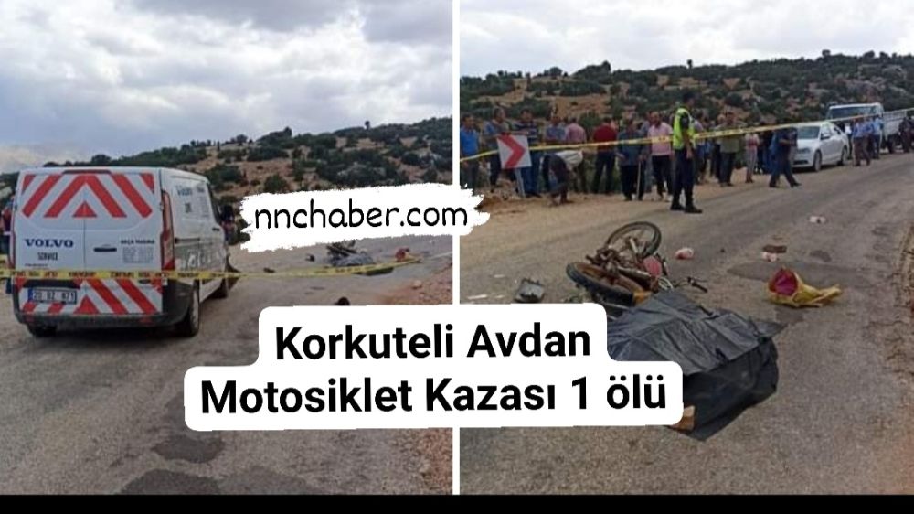 Antalya Korkuteli Motor Kazası 1 ölü 