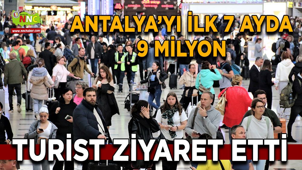 Antalya, turizm rekoru kırmaya devam ediyor