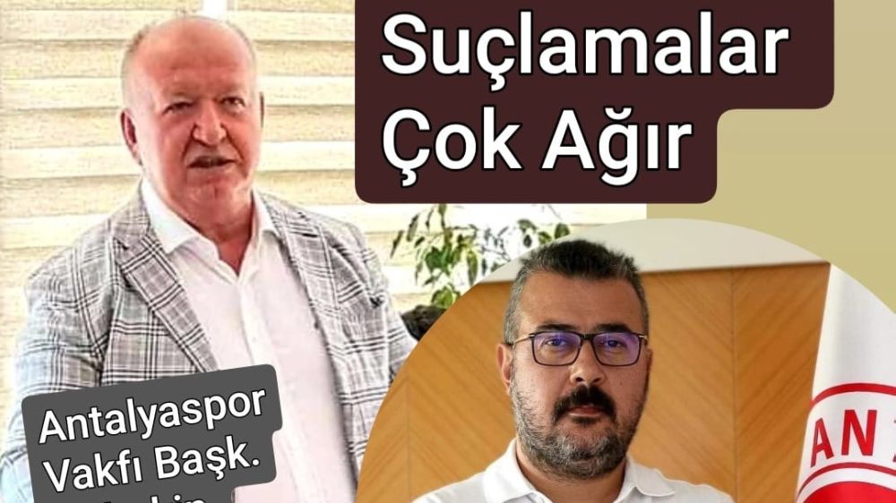 Antalyaspor Vakfı Başkanı Gültekin Gencer'den  isim vermeden Antalyaspor Kulübü Derneği Başkanı Av. Aziz Çetin'e Ağır Eleştiriler 