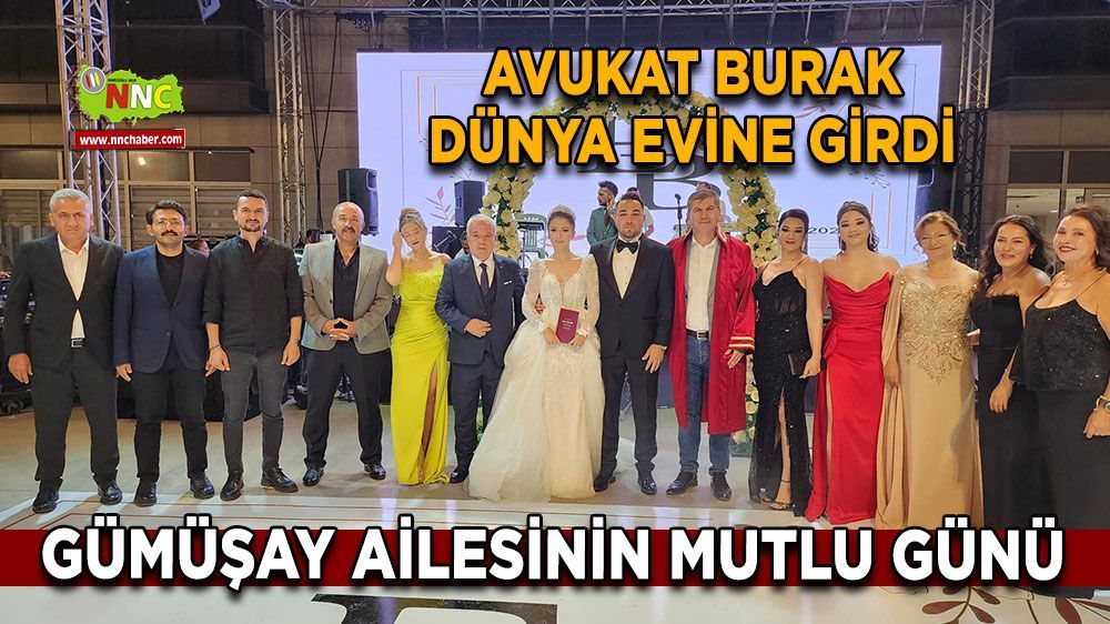 Avukat Burak Gümüşay dünya evine girdi