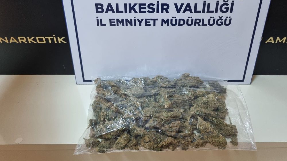  Balıkesir'de uyuşturucu operasyonu 