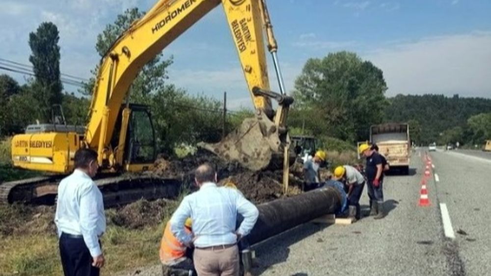 Bartın Belediyesi bakım onarım çalışmalarına hız kesmeden devam ediyor 