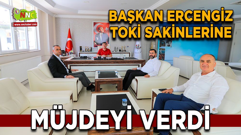 Başkan Ercengiz, TOKİ sakinlerine müjdeyi verdi