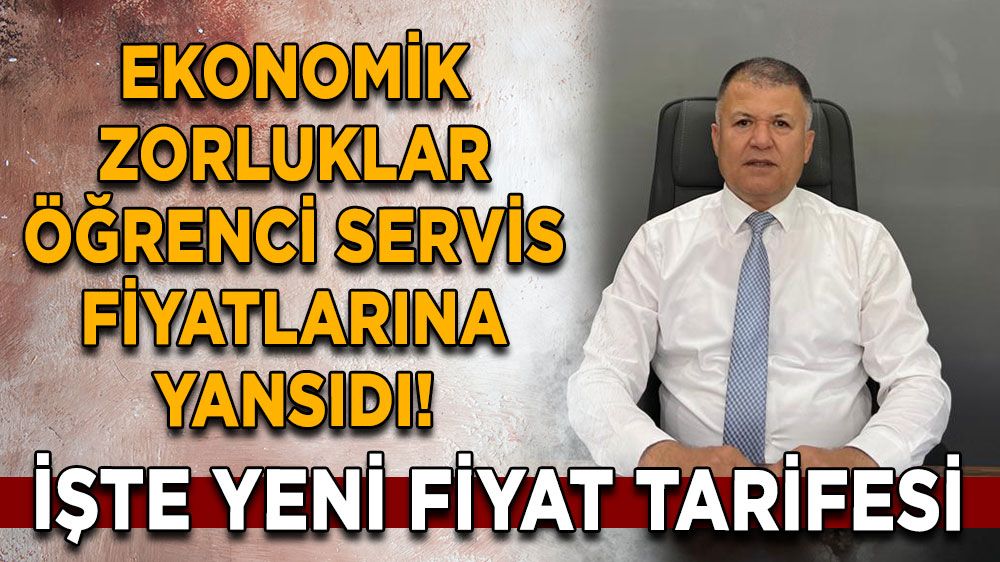 Başkan Yıldız servis ücretlerini duyurdu