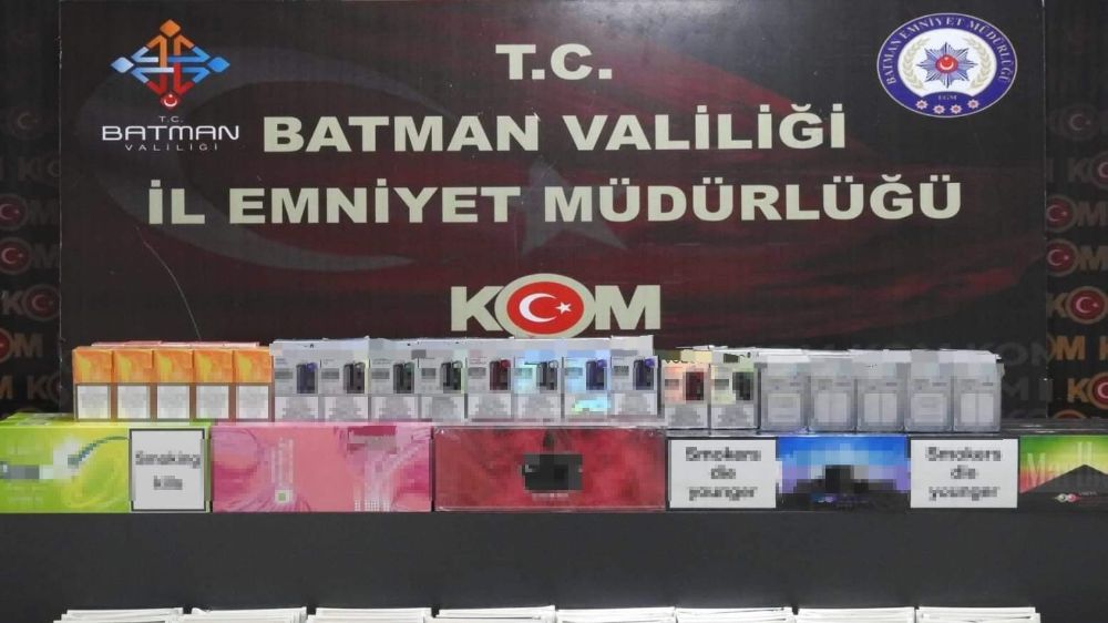 Batman'da  kaçakçılığa geçit yok; 200 paket kaçak sigara ele geçirildi