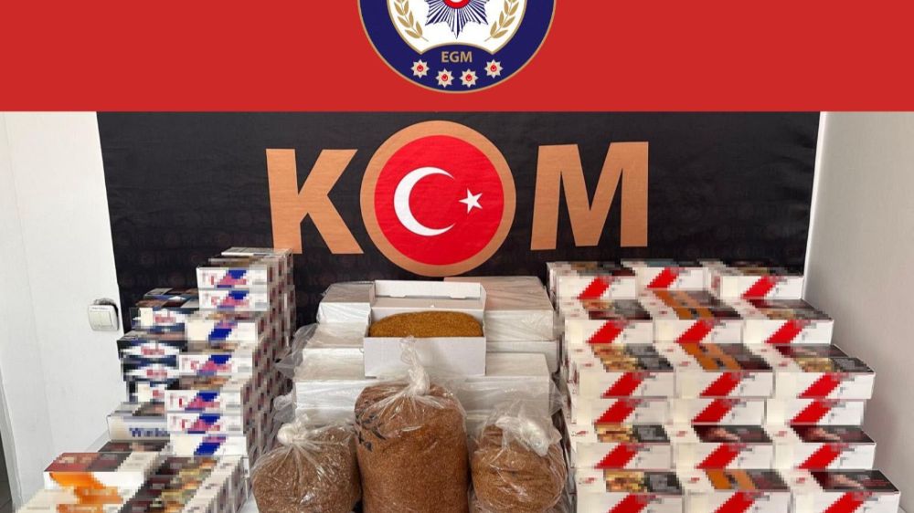 Bingöl’de operasyon  40 bin dal boş makaron ve 30 kilo açık kıyılmış tütün ele geçirildi